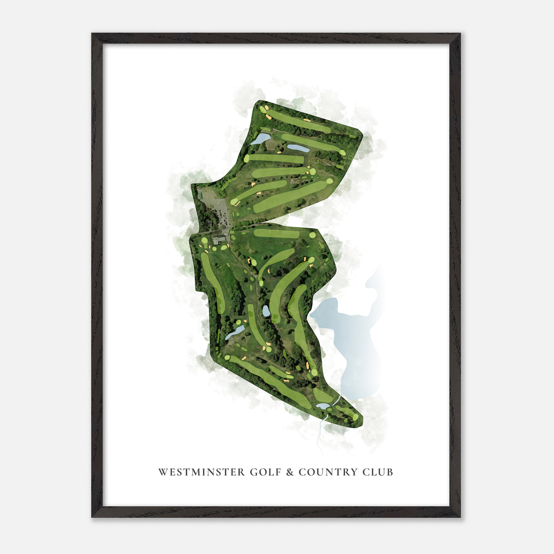 Print of Westminster Golf & Country Club Classic Map