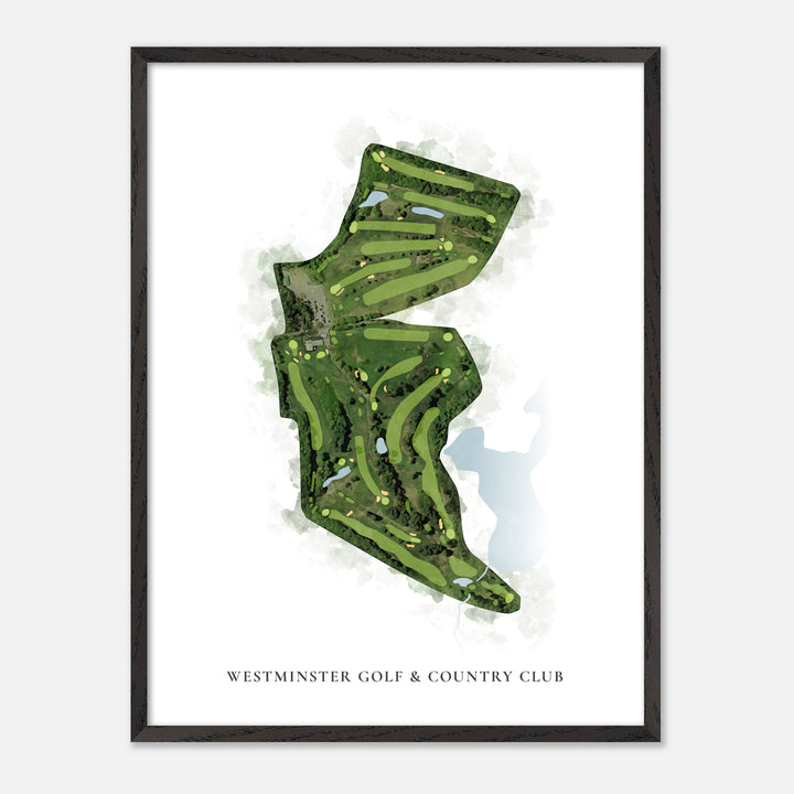 Print of Westminster Golf & Country Club Classic Map