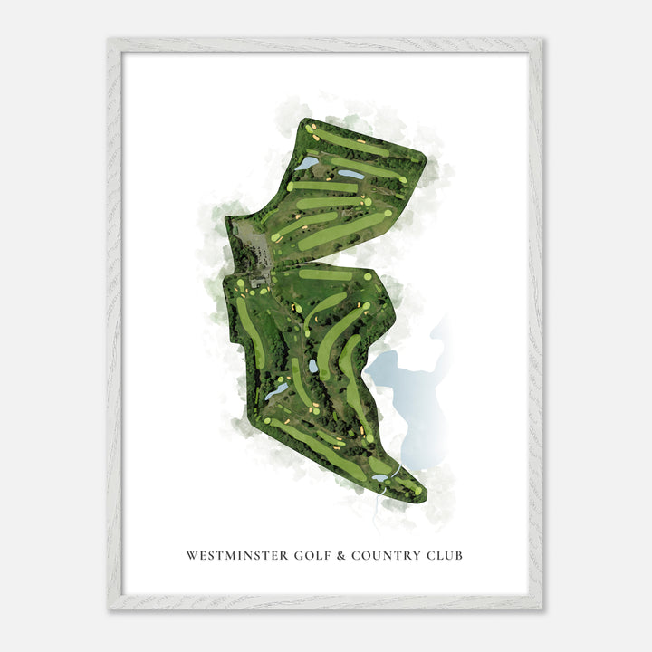 Print of Westminster Golf & Country Club Classic Map