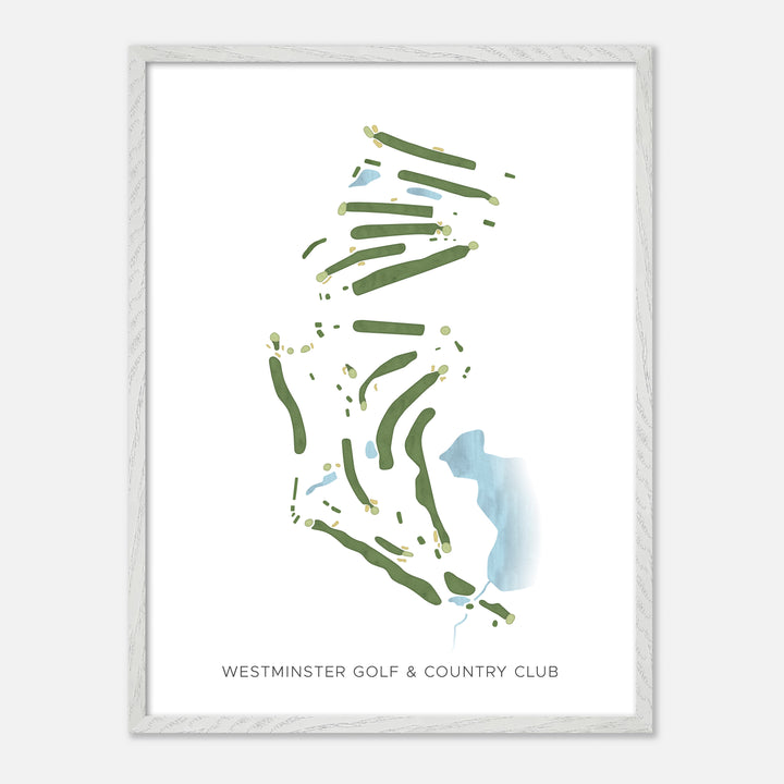 Print of Westminster Golf & Country Club Modern Map