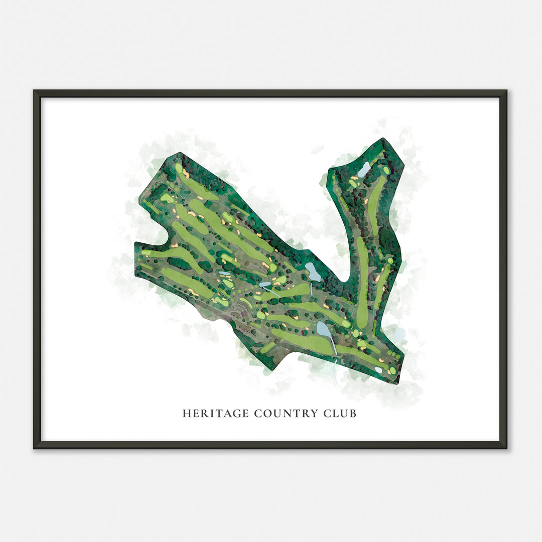 Print of Heritage Country Club Classic Map