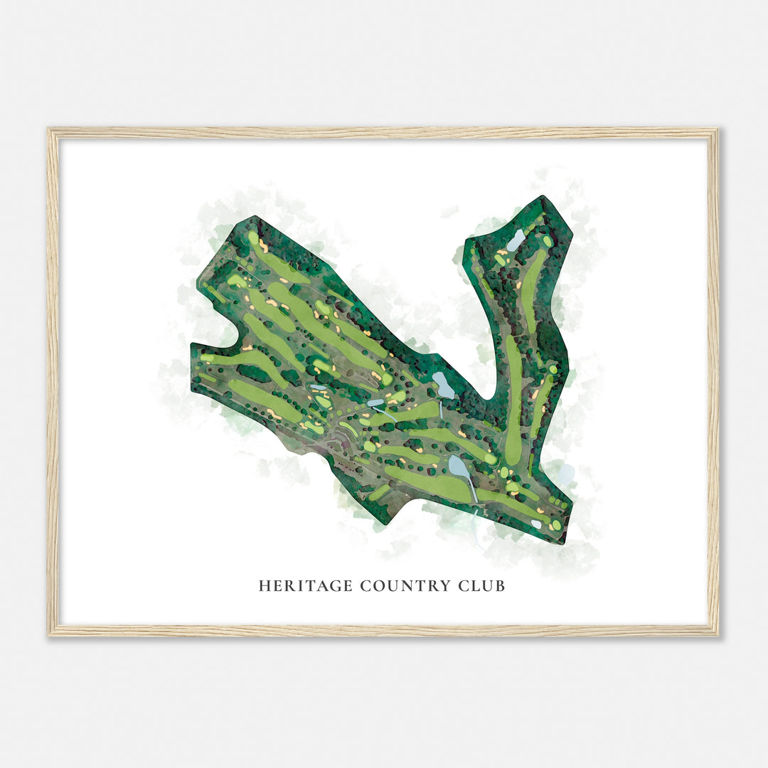 Print of Heritage Country Club Classic Map