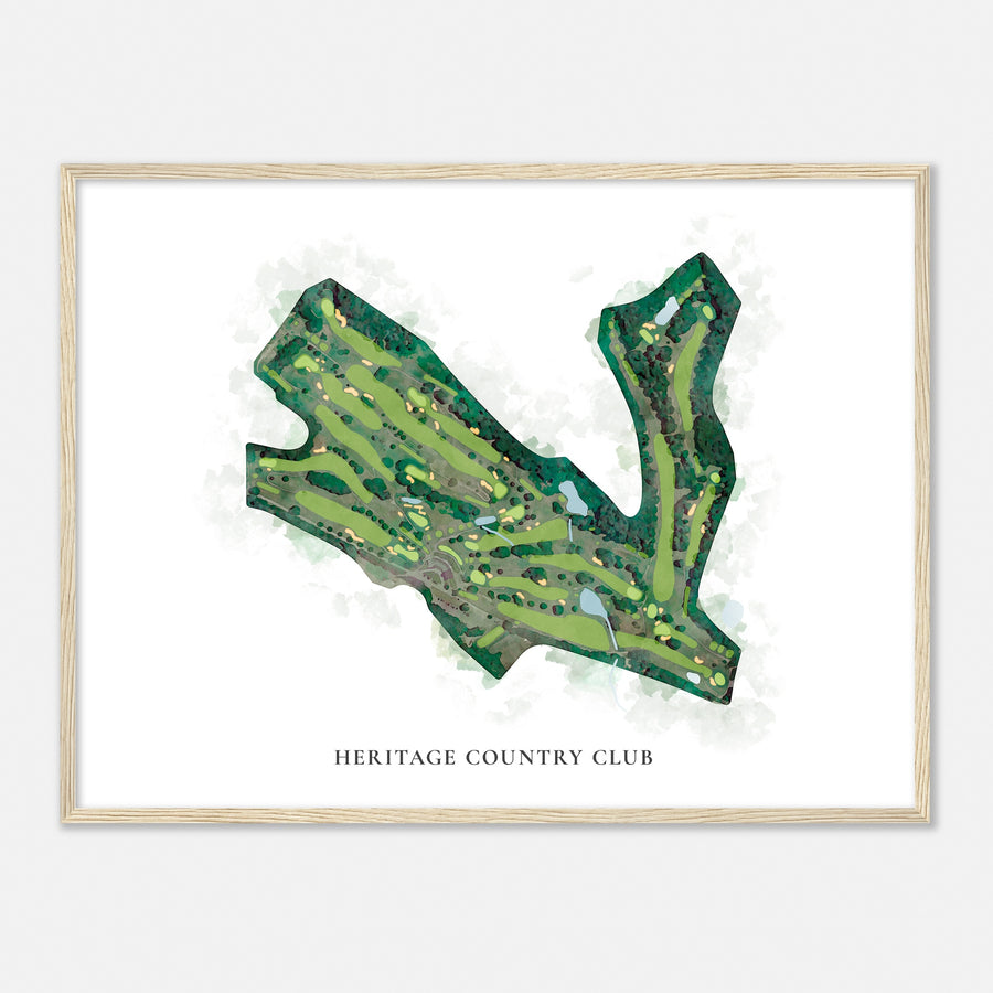 Print of Heritage Country Club Classic Map