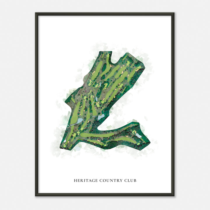 Print of Heritage Country Club Classic Map