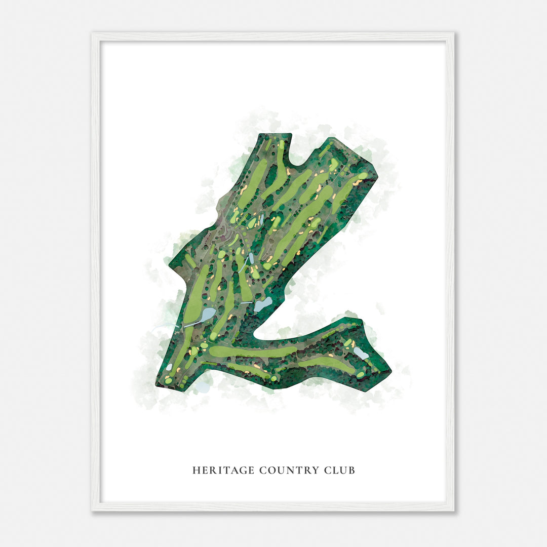 Print of Heritage Country Club Classic Map