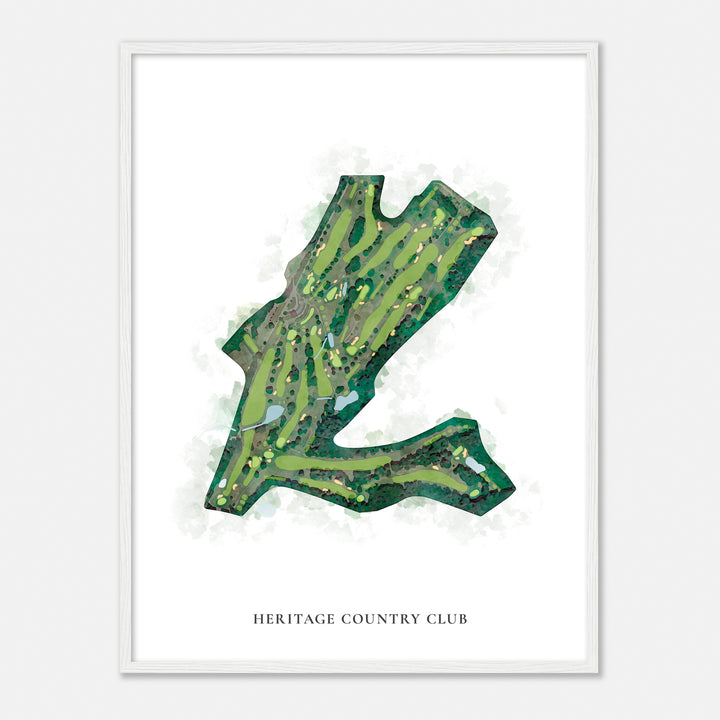 Print of Heritage Country Club Classic Map