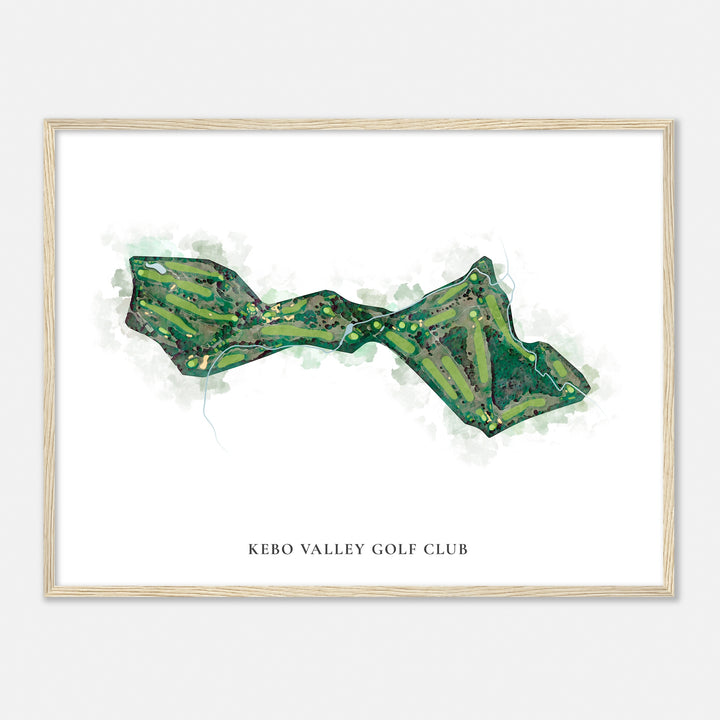 Print of Kebo Valley Golf Club Classic Map