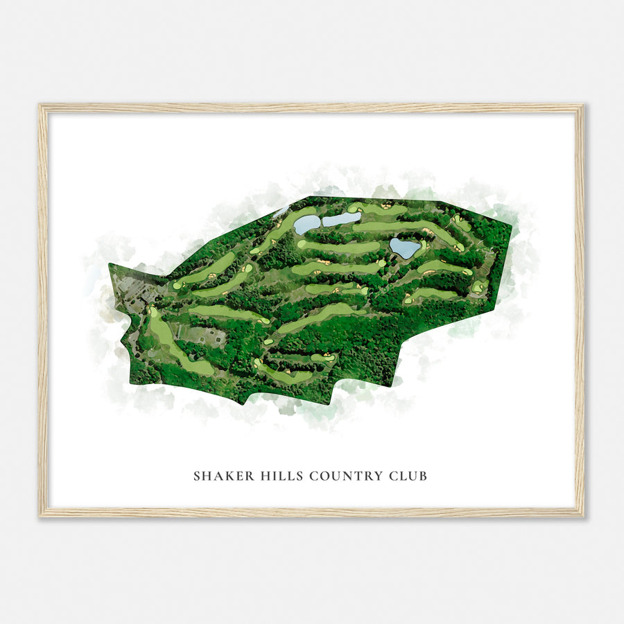 Print of Shaker Hills Country Club Classic Map