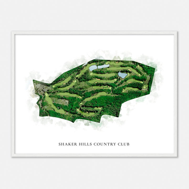 Print of Shaker Hills Country Club Classic Map