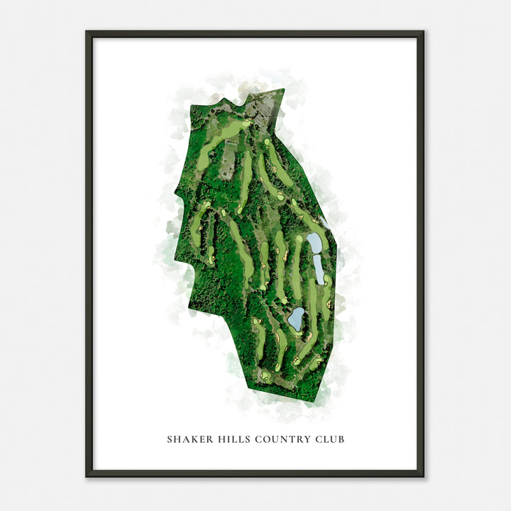 Print of Shaker Hills Country Club Classic Map