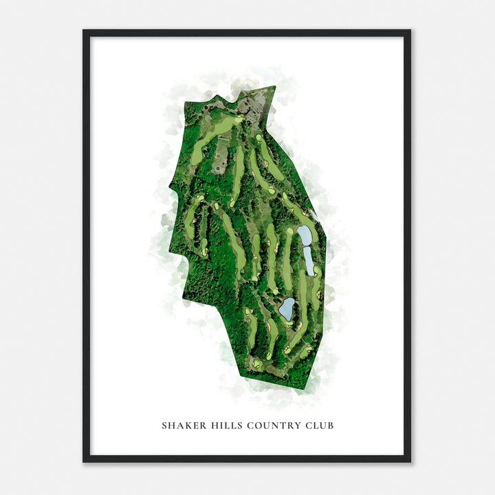 Print of Shaker Hills Country Club Classic Map