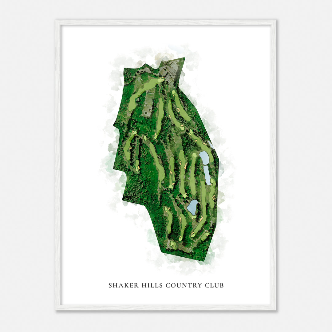 Print of Shaker Hills Country Club Classic Map