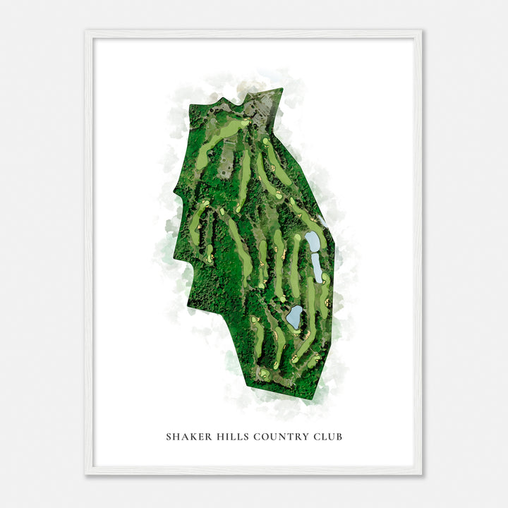 Print of Shaker Hills Country Club Classic Map