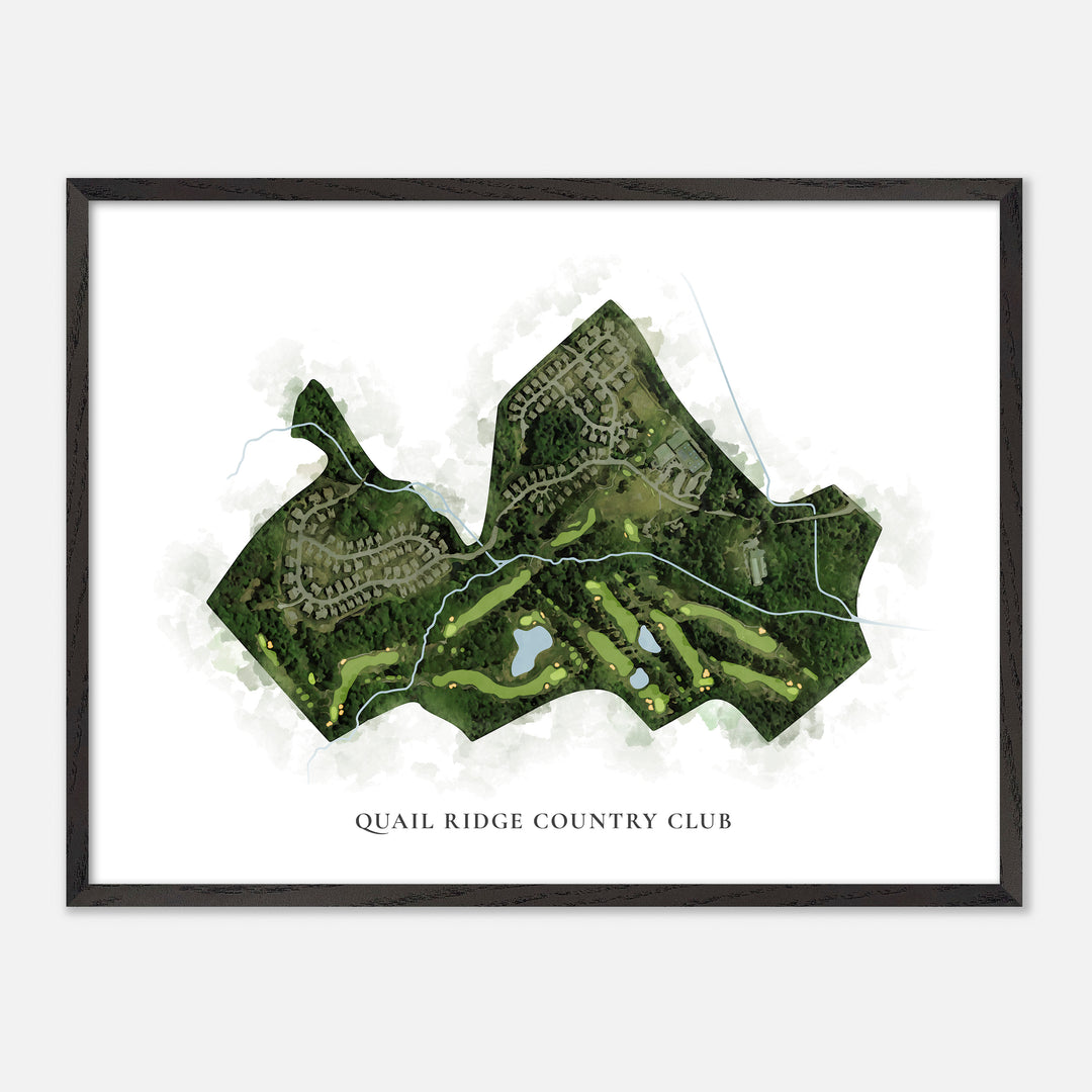 Print of Quail Ridge Country Club Classic Map