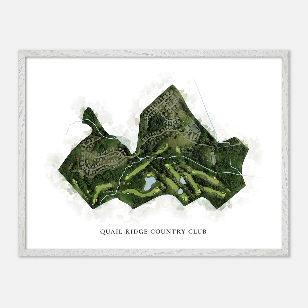 Print of Quail Ridge Country Club Classic Map