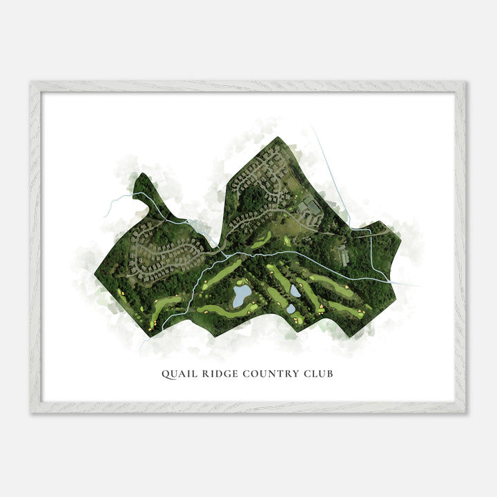 Print of Quail Ridge Country Club Classic Map