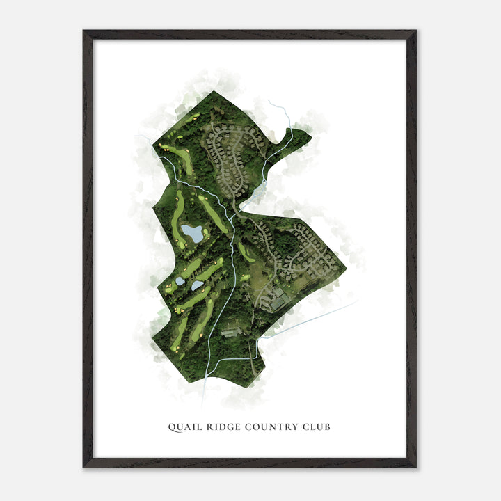 Print of Quail Ridge Country Club Classic Map