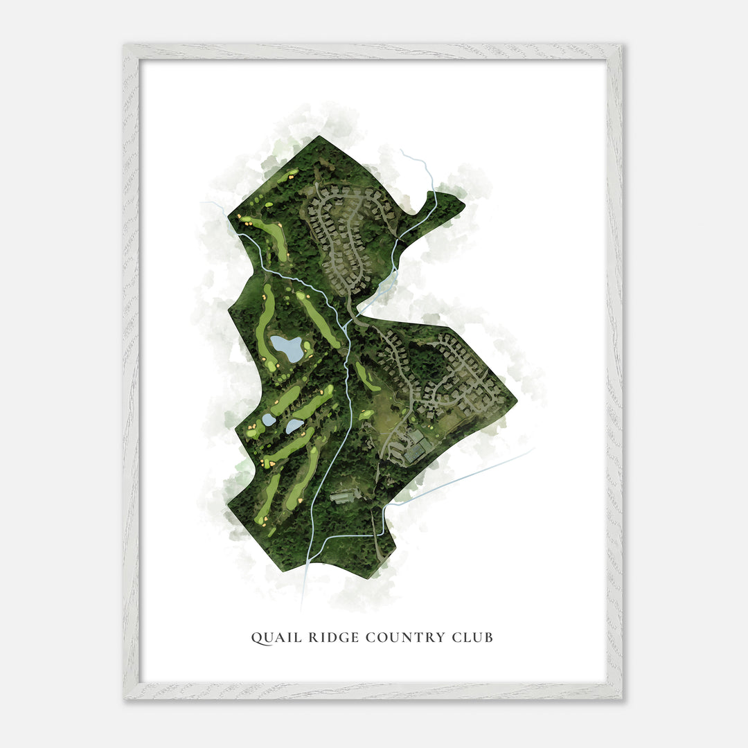 Print of Quail Ridge Country Club Classic Map