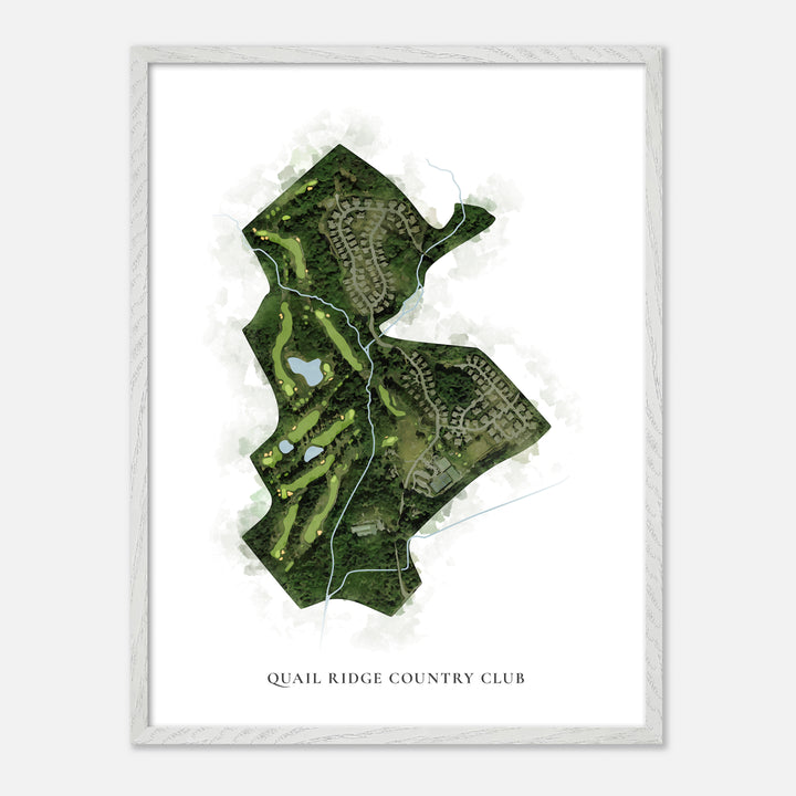 Print of Quail Ridge Country Club Classic Map