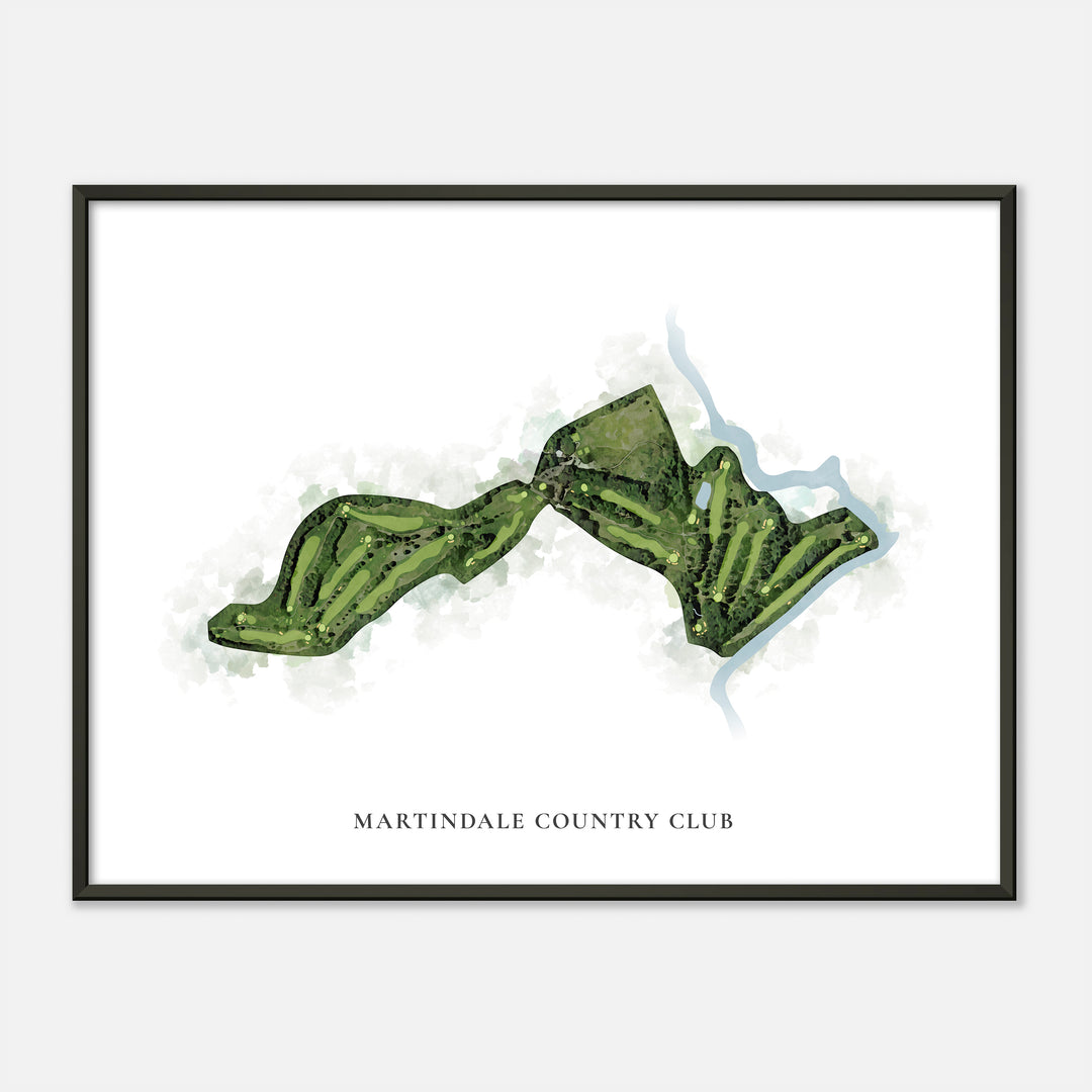 Print of Martindale Country Club Classic Map