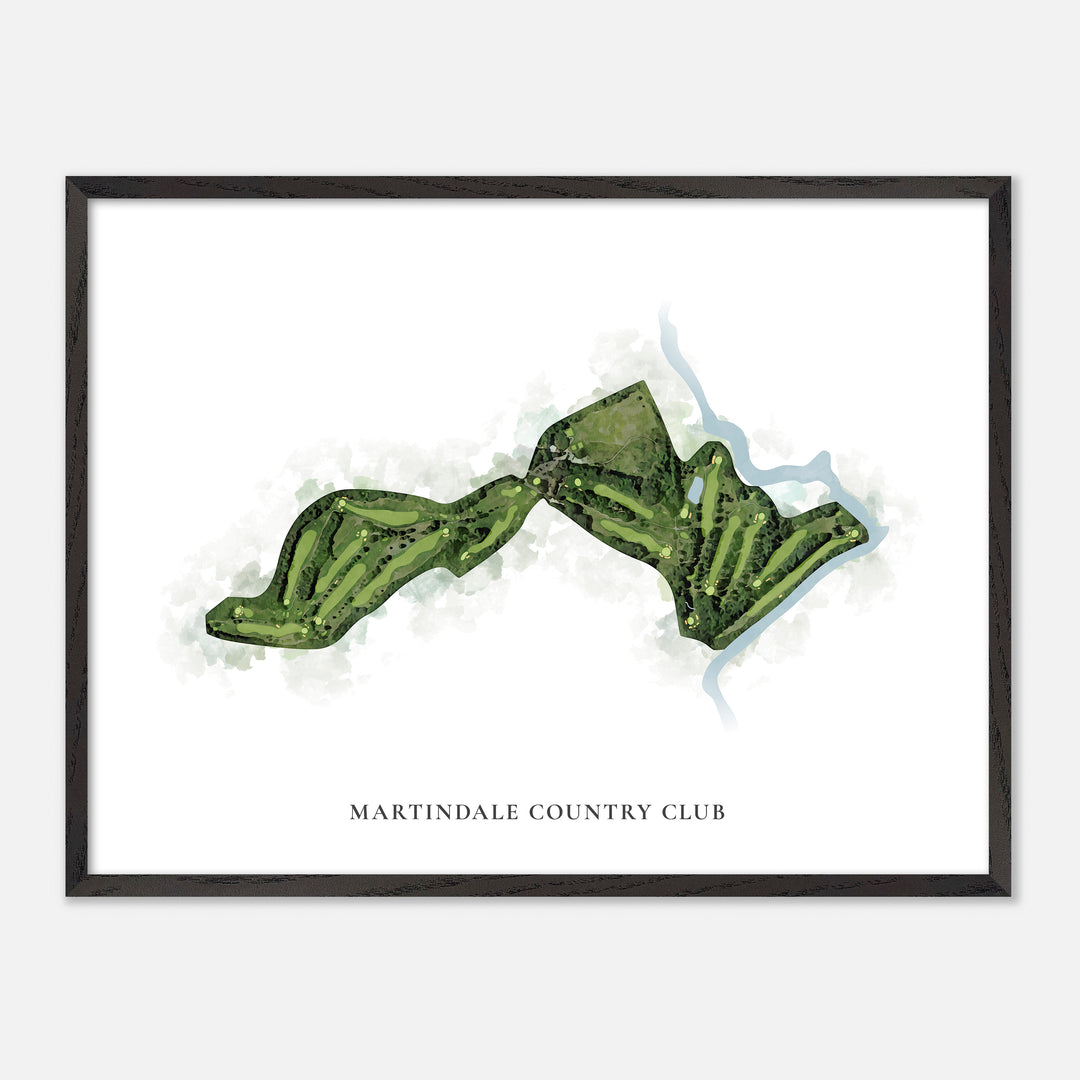 Print of Martindale Country Club Classic Map