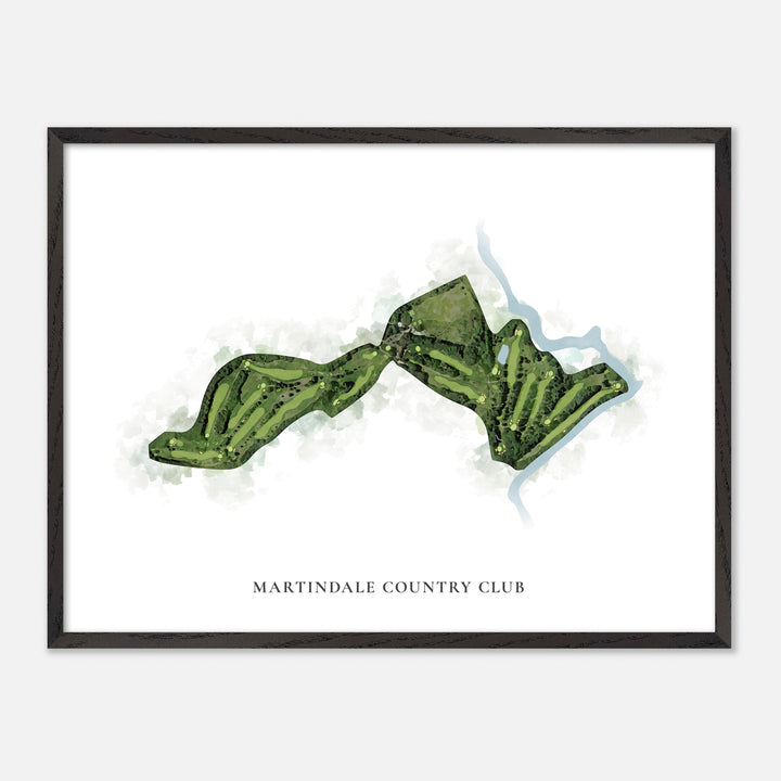 Print of Martindale Country Club Classic Map