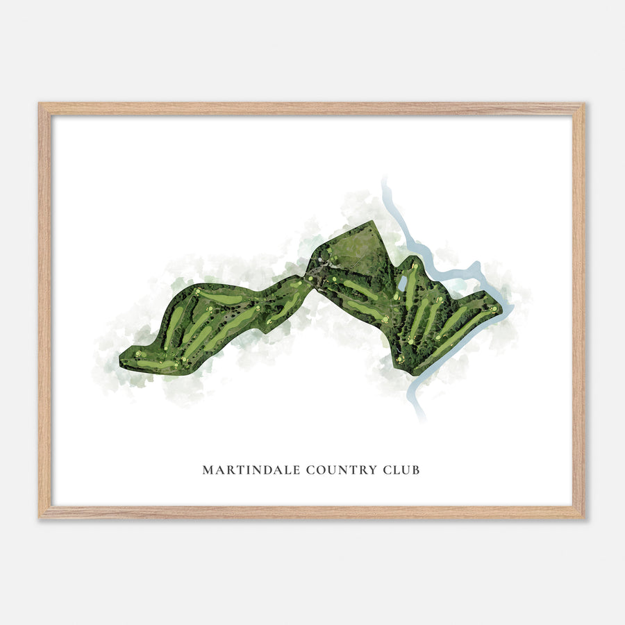 Print of Martindale Country Club Classic Map