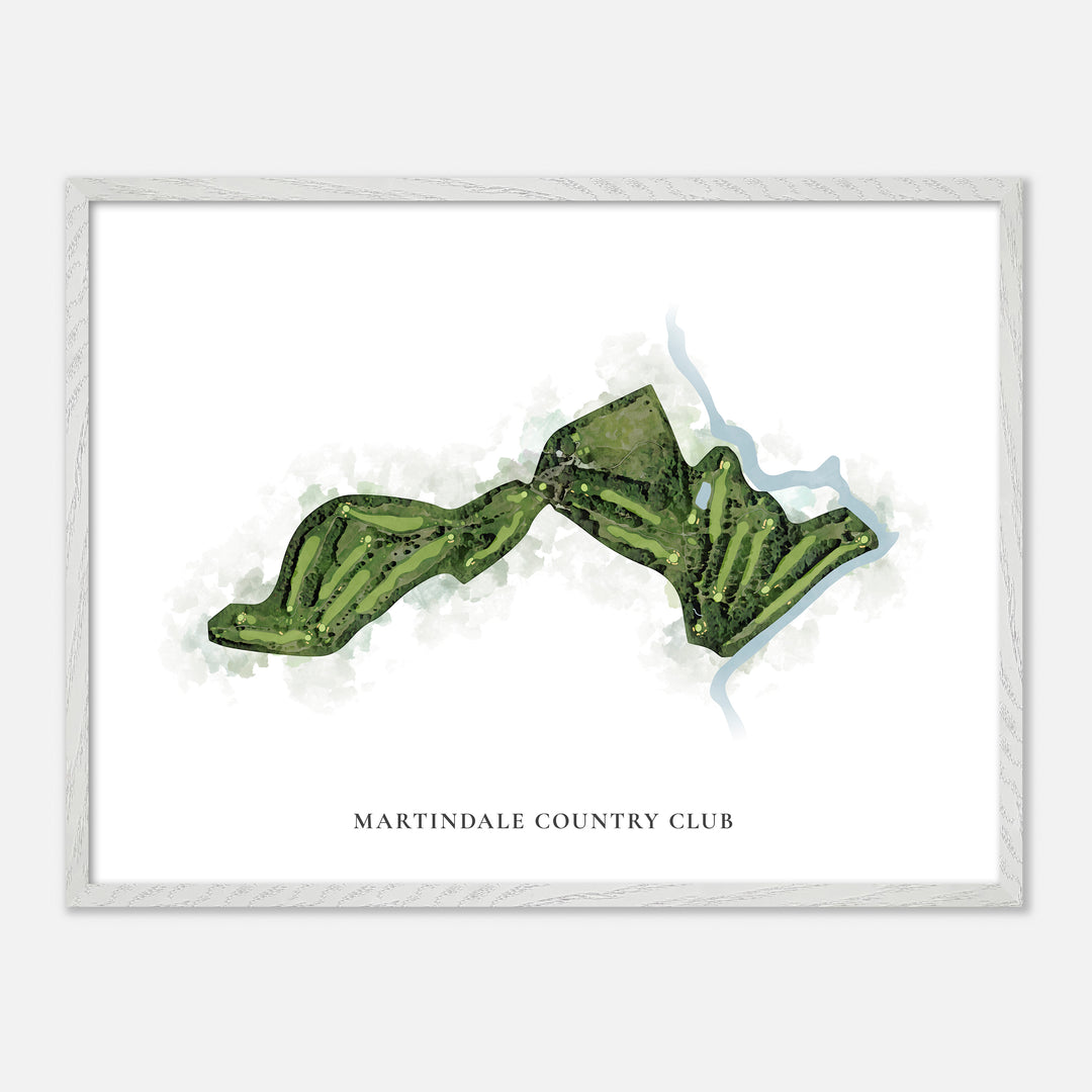 Print of Martindale Country Club Classic Map