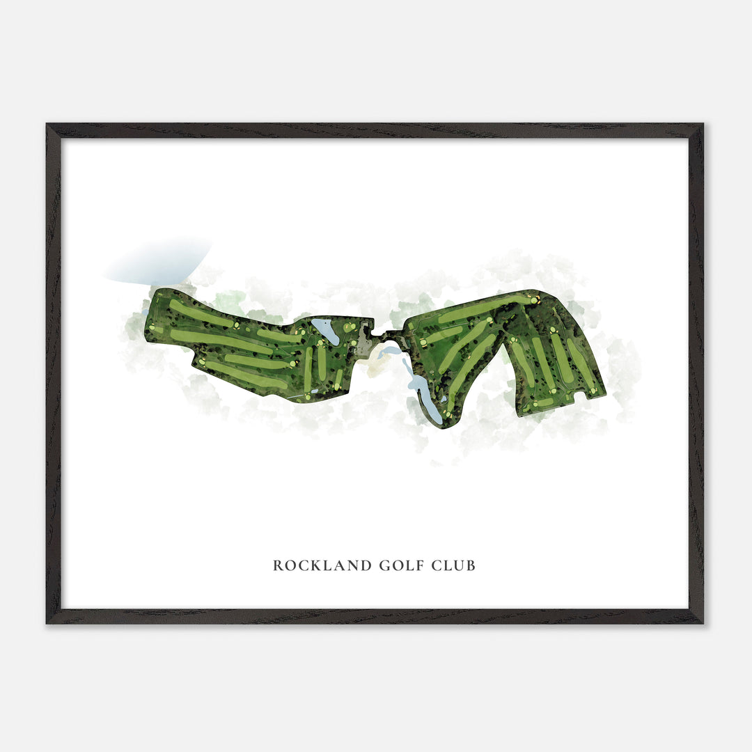 Print of Rockland Golf Club Classic Map