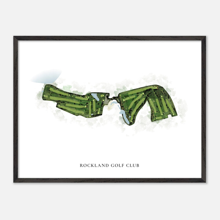 Print of Rockland Golf Club Classic Map