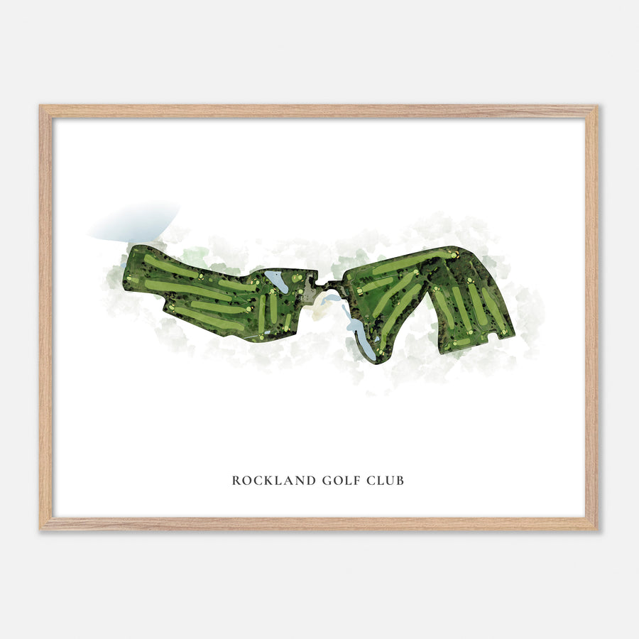 Print of Rockland Golf Club Classic Map