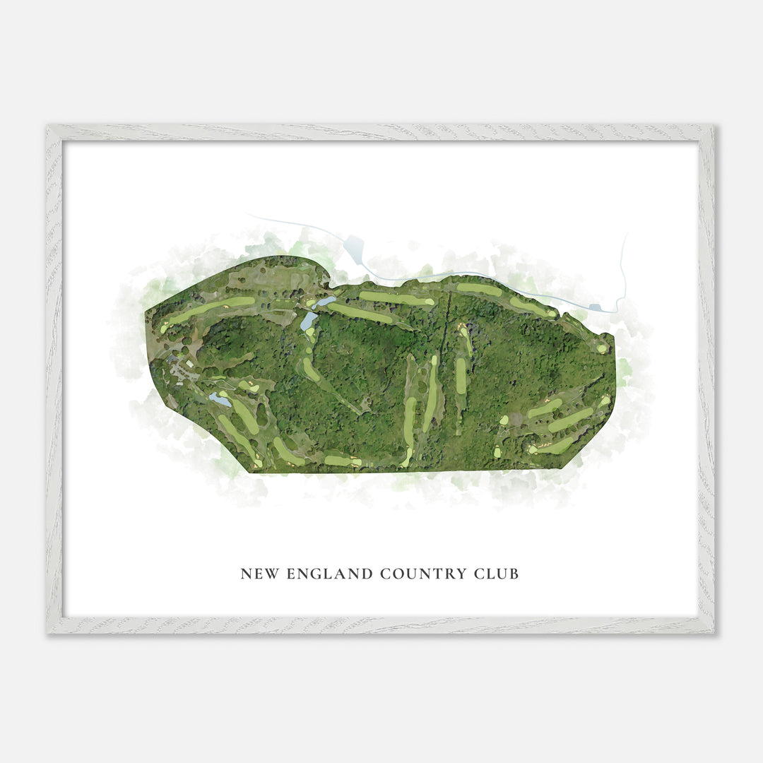 Print of New England Country Club Classic Map