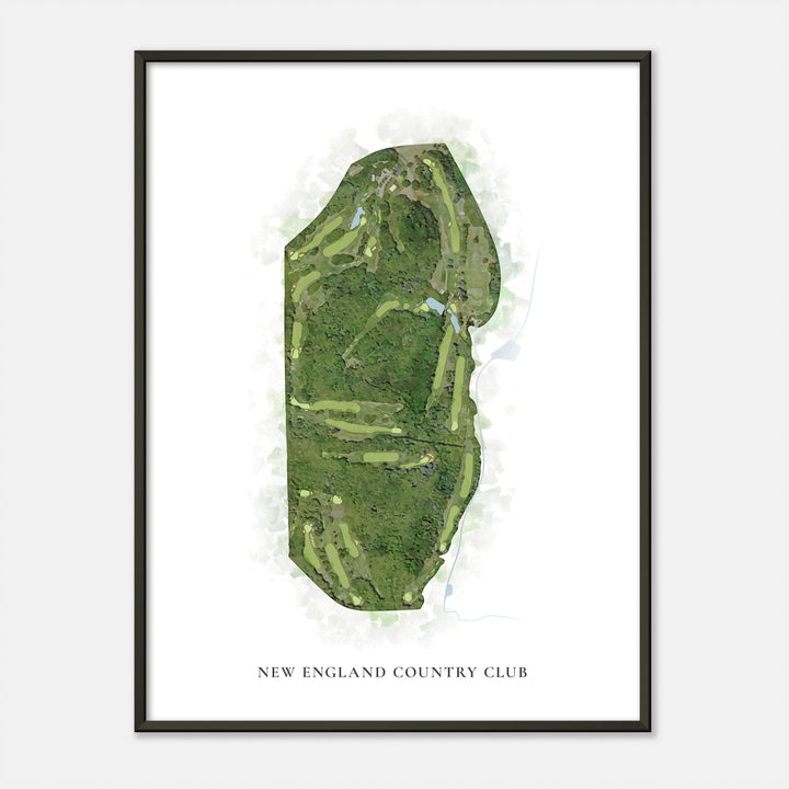 Print of New England Country Club Classic Map