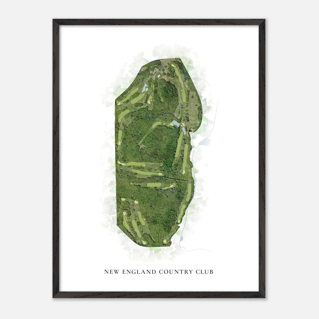Print of New England Country Club Classic Map