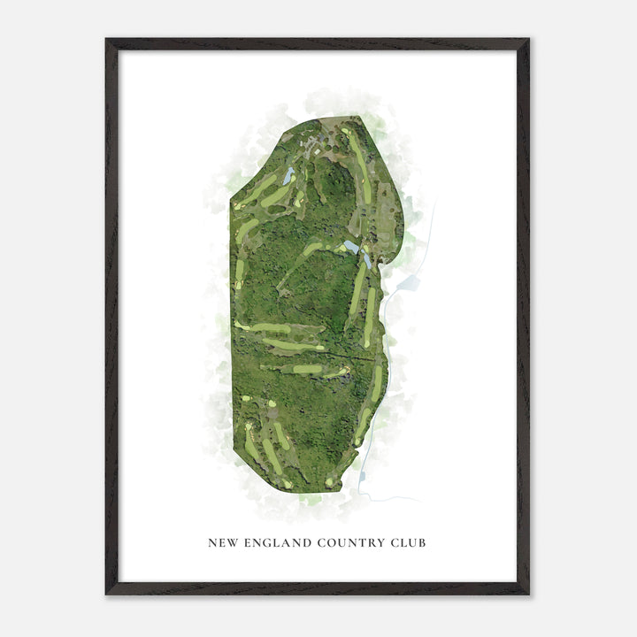 Print of New England Country Club Classic Map