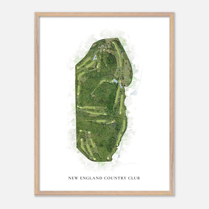 Print of New England Country Club Classic Map