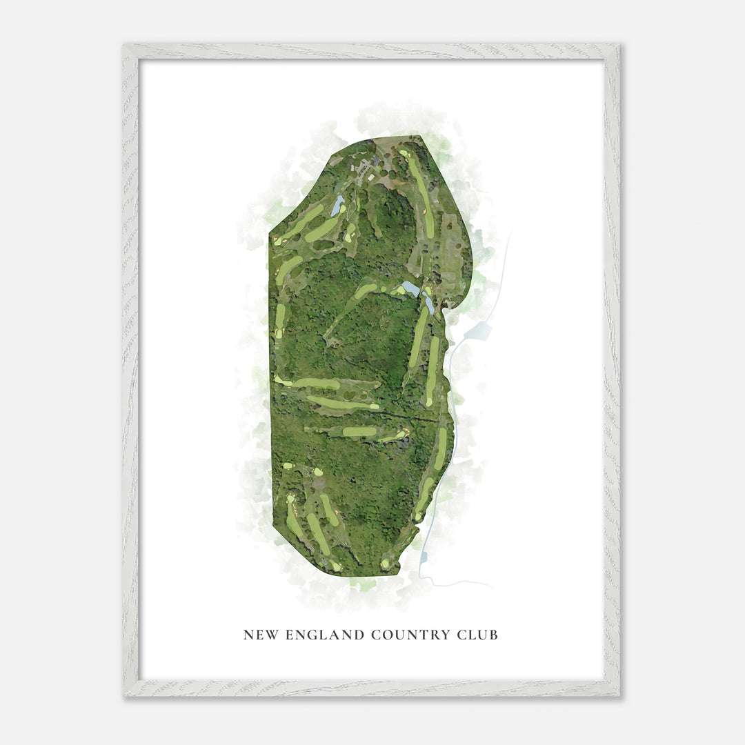 Print of New England Country Club Classic Map