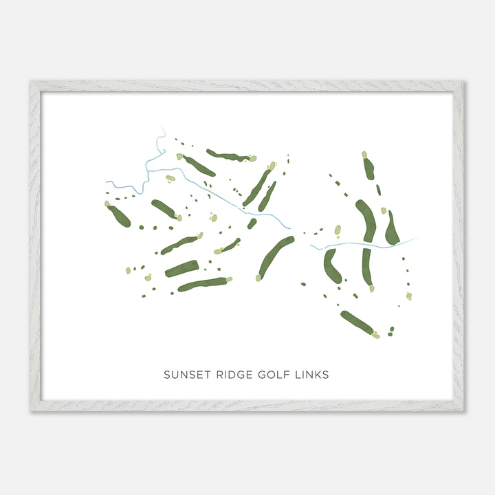 Print of Sunset Ridge Golf Links Modern Map