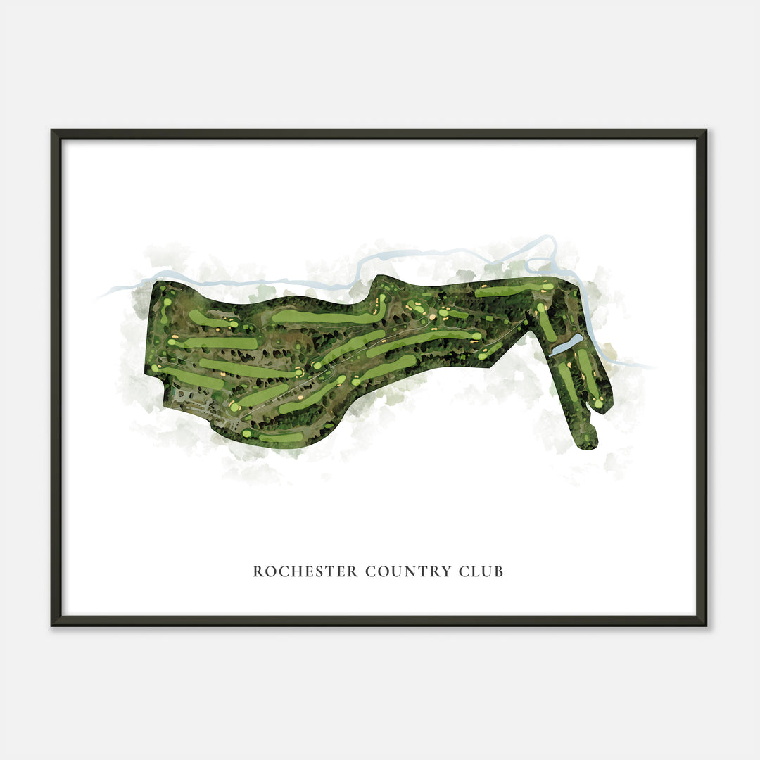 Print of Rochester Country Club Classic Map
