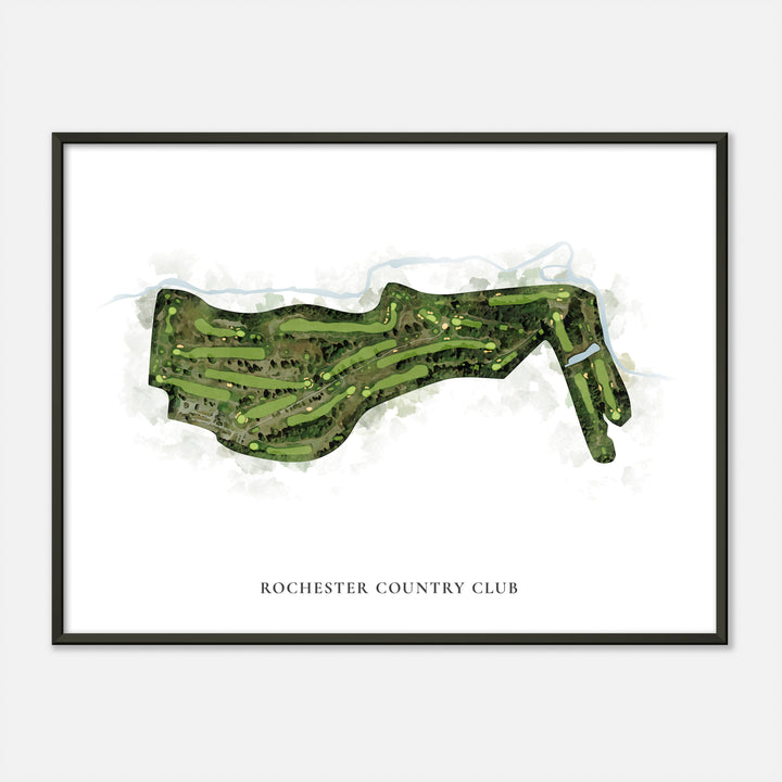Print of Rochester Country Club Classic Map
