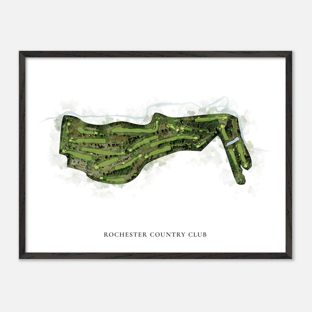Print of Rochester Country Club Classic Map