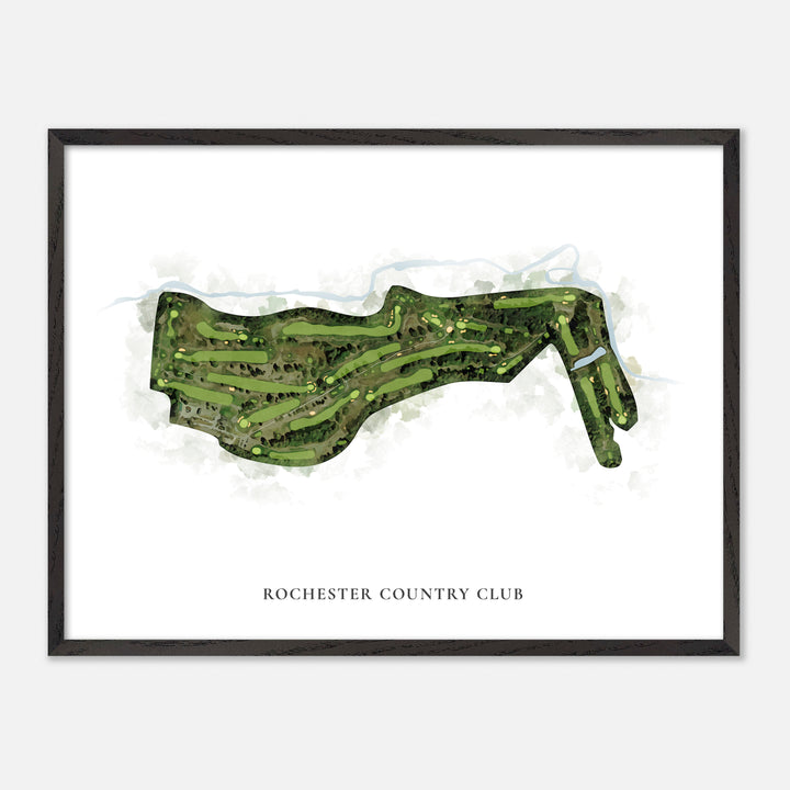 Print of Rochester Country Club Classic Map