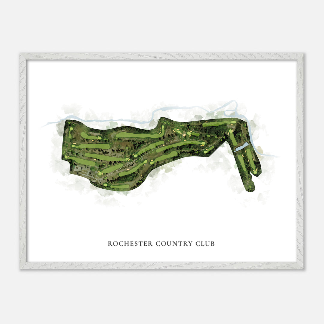 Print of Rochester Country Club Classic Map