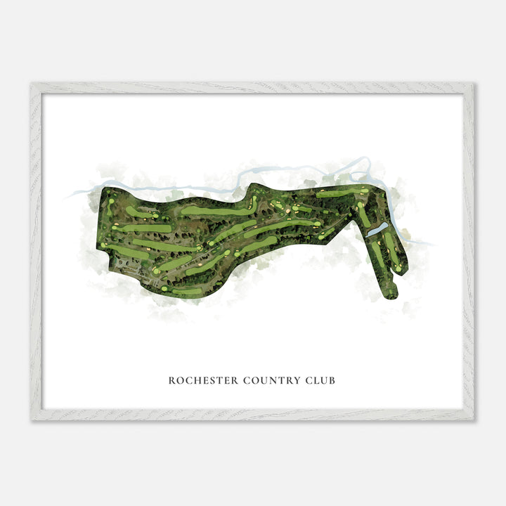 Print of Rochester Country Club Classic Map