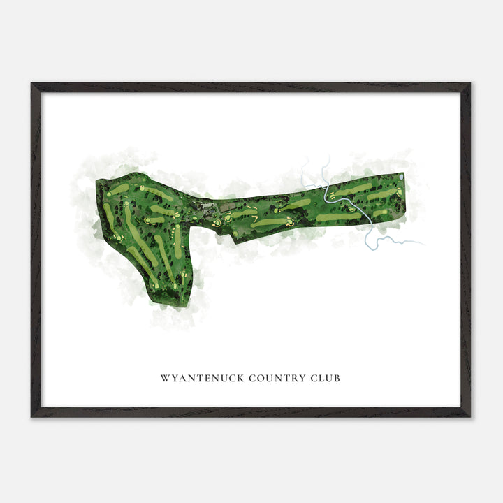 Print of Wyantenuck Country Club Classic Map