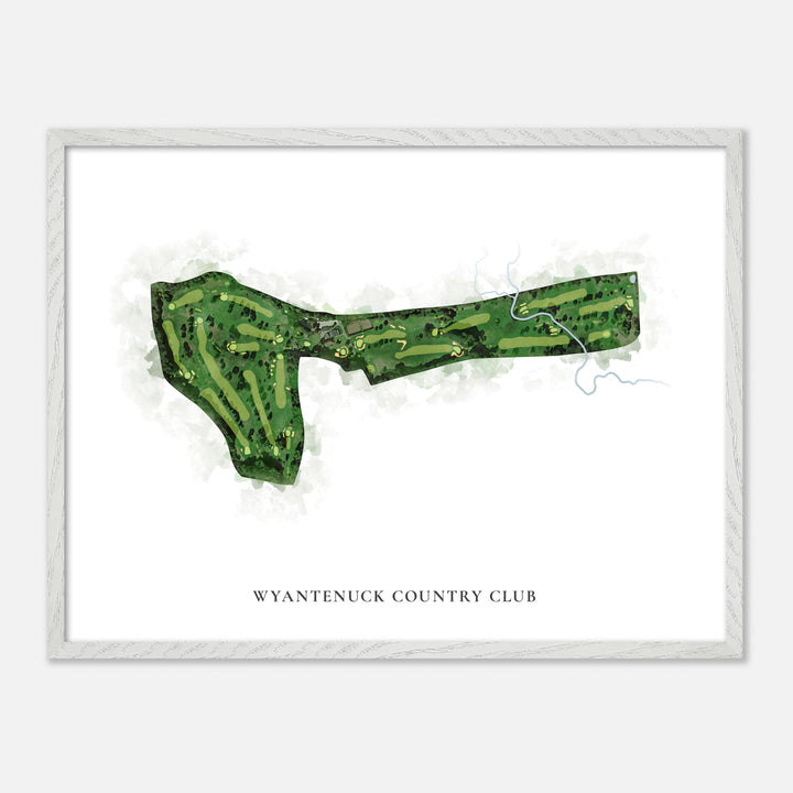 Print of Wyantenuck Country Club Classic Map
