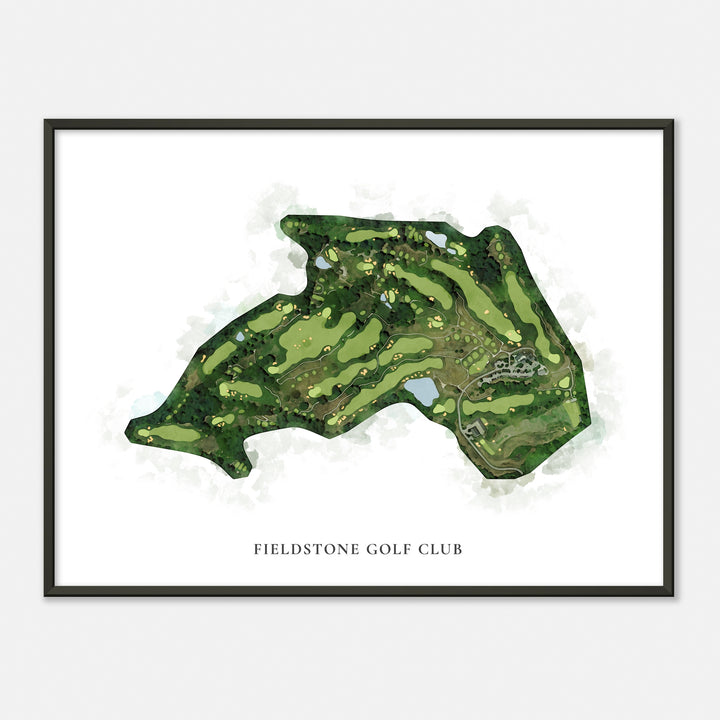 Print of Fieldstone Golf Club Classic Map