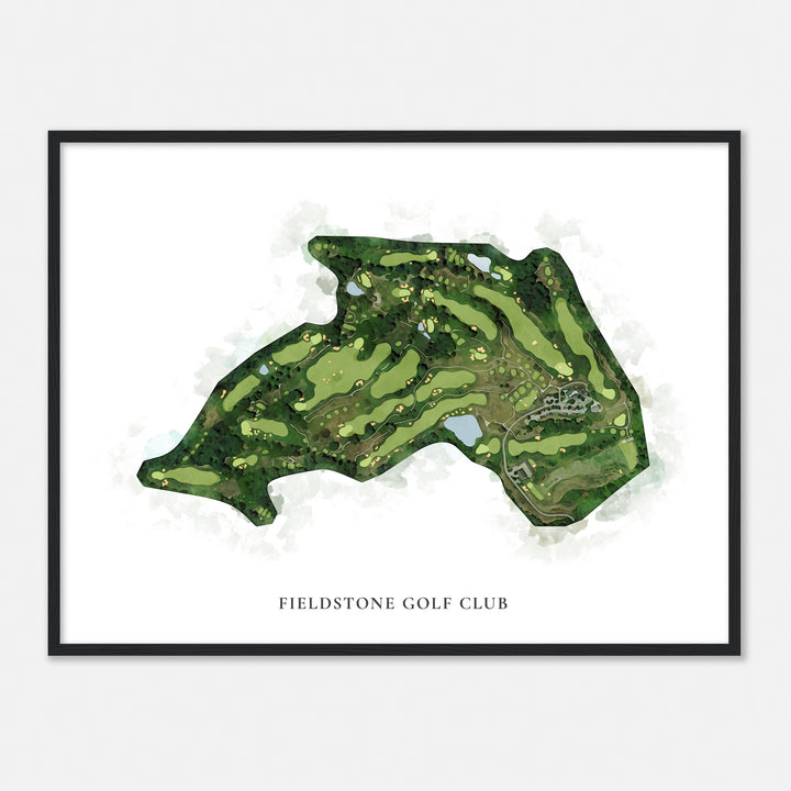 Print of Fieldstone Golf Club Classic Map