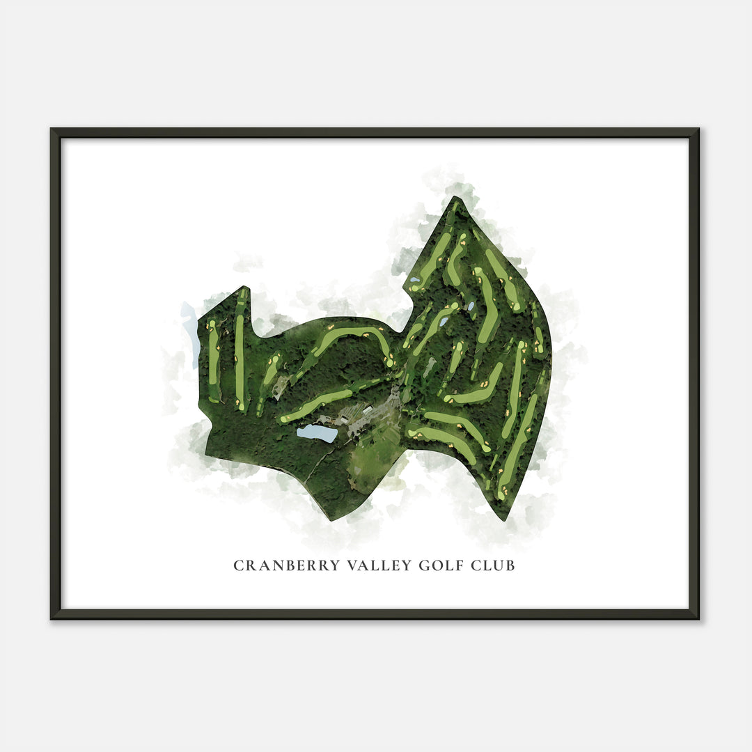 Print of Cranberry Valley Golf Club Classic Map