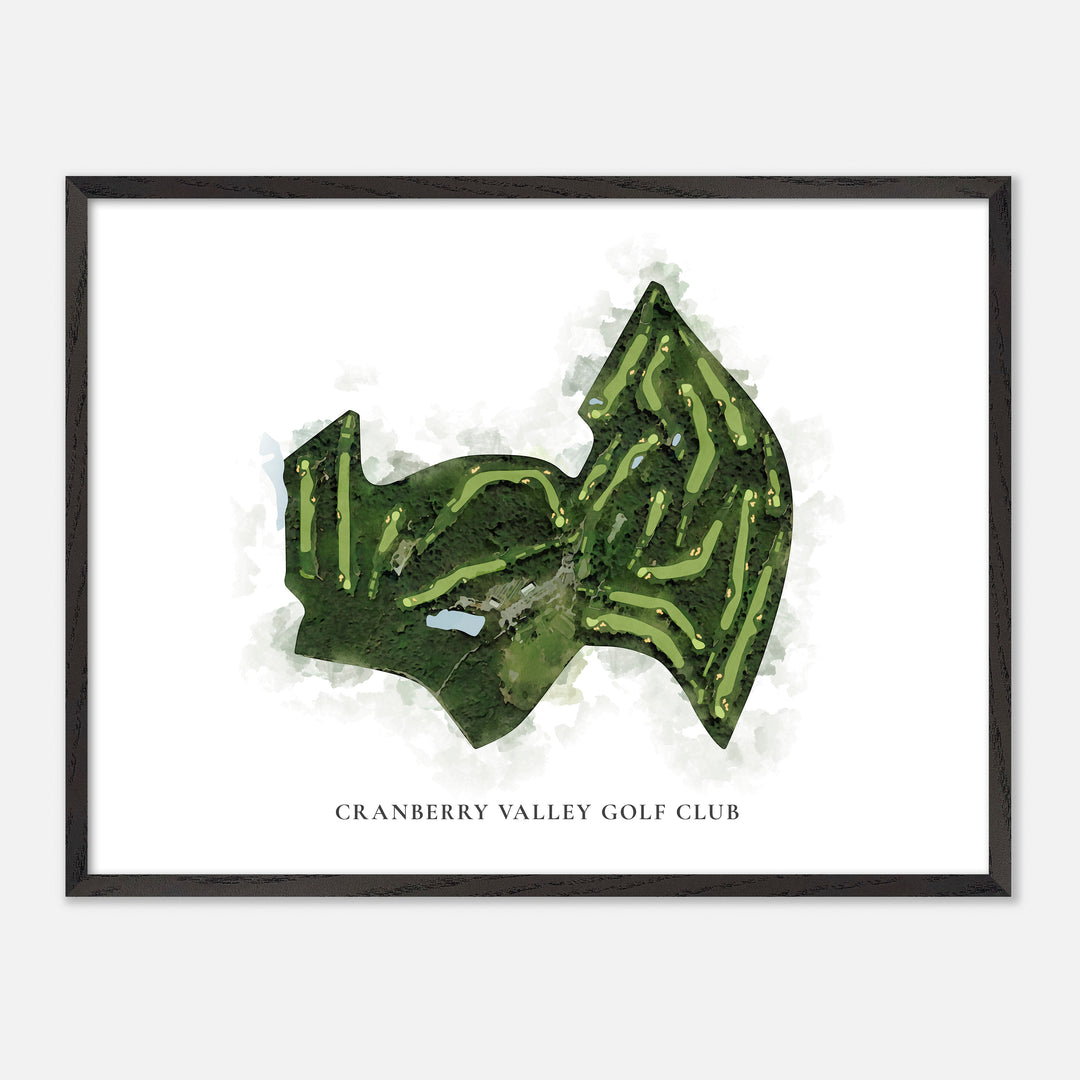 Print of Cranberry Valley Golf Club Classic Map